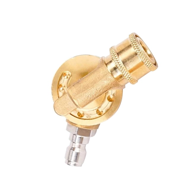 CSYANXING Pressure Washer Angle Adapter 1/4 Inch Quick Connect Fitting For Narrow Space Corner Surface Cleaning Accessory