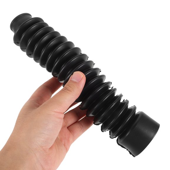 CIMAXIC 1 Pair Shock Cover Dirt Bike Black Rubber for Motorcycle Front Fork Protector