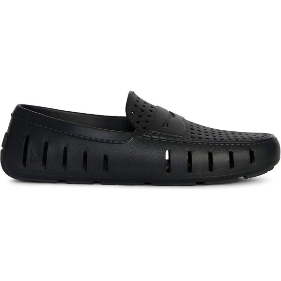 Floafers Men's Country Club Driver 2.0, Black/Asphalt, 10 Medium