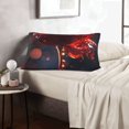 thumbnail image 7 of Binfone Artistic Dewdrop Rose Standard Size Pillowcase, Long Staple Pure Cotton Envelope Closure Pillow Cover (Pillow core not included),20"x30", 7 of 7