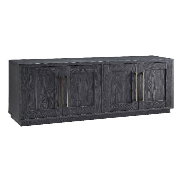 Henn&Hart Transitional Engineered TV Stand pour Téléviseurs jusqu'à 80" en Gris