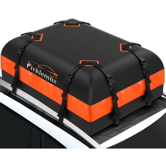 Portaequipajes FIVKLEMNZ para techo de coche, 117 x 86 x 43 cm, impermeable