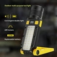 thumbnail image 4 of LED Ultra Bright Flashlight USB Rechargeable Torch Outdoor Waterproof Emergency Camping Fishing Lantern,1 x LED Ultra Bright Flashlight,Black&Yellow, 4 of 9