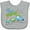 AC-Heather Grey, variant on Inktastic My First Easter Train Boys or Girls Baby Bib