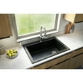 thumbnail image 4 of Karran Usa QT-670-BI-PK1 Quartz Qt 33" Drop In Single Basin Quartz Composite Kitchen Sink, 4 of 5