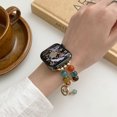 thumbnail image 6 of TECH CIRCLE Beaded Band for Apple Watch 42/44/45/49mm, Fashion Bling Handmade Agate Pearl Bracelet Strap Women Wristband Replacement for iWatch Ultra 1/2 Series 9 8 7 6 SE 5 4 3 2 1,Colorful, 6 of 6