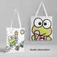 thumbnail image 3 of Sanrio My Melody Keroppi Bad Badtz Maru bolsa de lona de dibujos animados, bolso de mano para estudiantes, bolsa de compras, soporte de archivo, periferales de Anime, regalo, 3 of 4