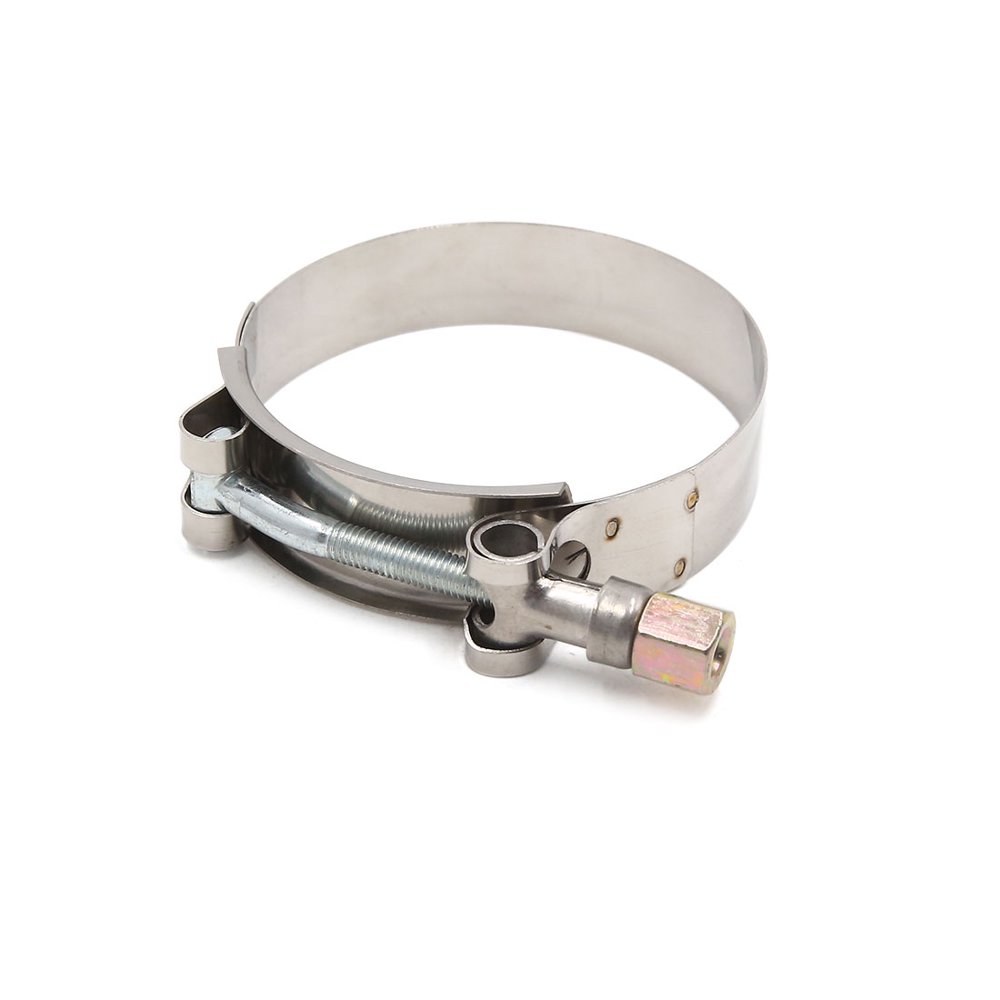 75mm Dia Stainless Steel Adjustable Hose Clip Pipe Tube Tight Clamps for Car