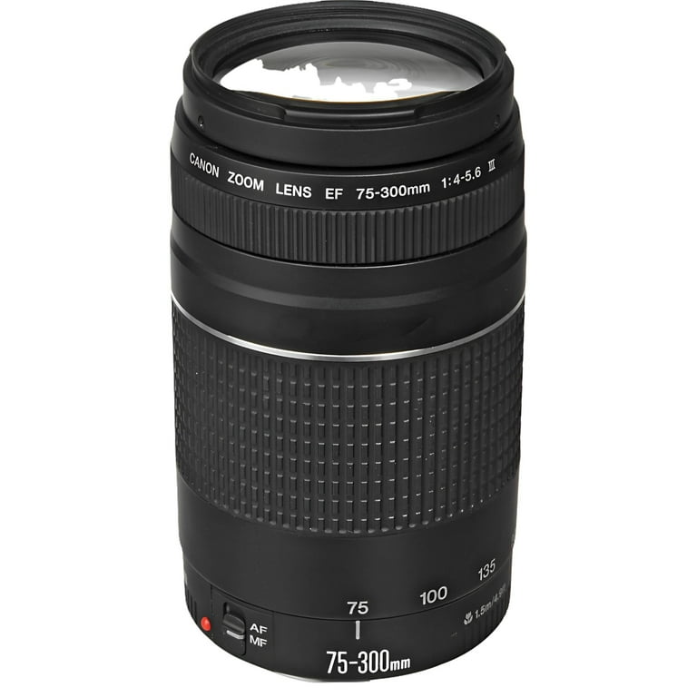 Canon EF 75-300mm f/4-5.6 III Telephoto Zoom Lens, Compact Canon EF 75-300mm f/4-5.6 III Telephoto Zoom Lens, Compact