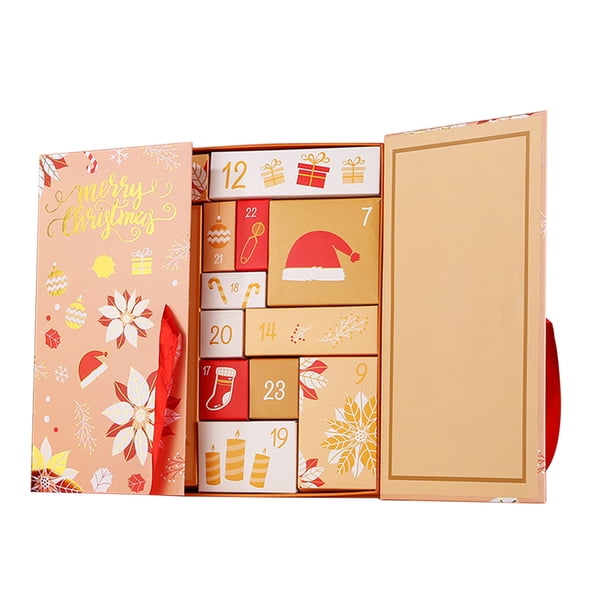 Calendario Cuenta Regresiva Cajas Vacías Adviento Suministros Fiesta Navidad