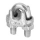thumbnail image 4 of 5 abrazaderas de acero inoxidable para cable de acero, color plateado (M10), 4 of 6