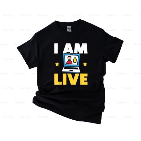 Content Creator I Am Live Social Media Influencer Vlogger, Streaming, SW, Hoodie Unisex, up to 5XL
