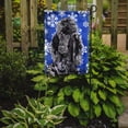 thumbnail image 2 of Carolines Treasures SC9770GF Black Standard Poodle Winter Snowflakes Flag Garden Size, 2 of 3