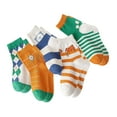 thumbnail image 2 of 5 pares de calcetines para niños con bonito patrón de oso, calcetines de algodón respetuosos con la piel para niños y niñas para otoño invierno XL (de 9 a 12 años), 2 of 5