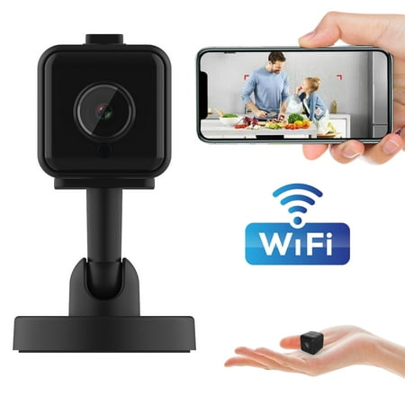 Image of kosheko Smart Wifi HD Camera Night Vision Wifi Remote Wireless Mini Video Camcorders Mini WIFI Camera Black