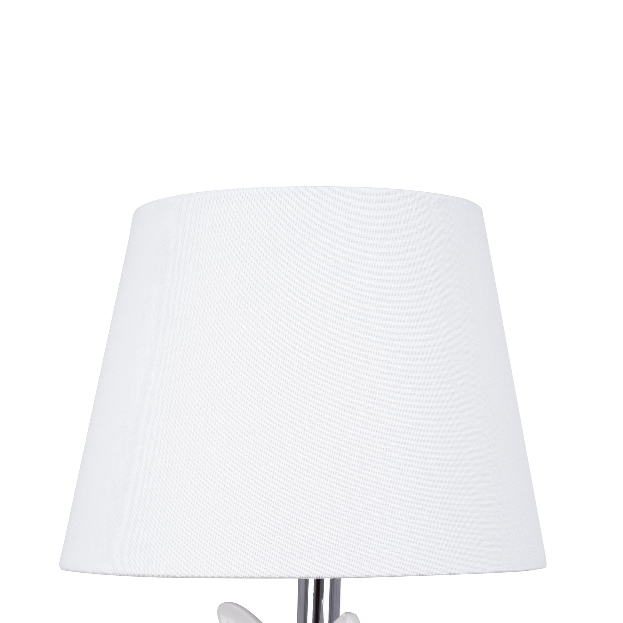 Catalina Cresswell Lighting French Bulldog Ceramic Table Lamp, White
