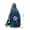 Green, variant on Sling Bags for Women Men, Cloth Small Crossbody Bags, Multi-Pocket Crescent Shoulder Bag Lightweight Tote Sports Chest Bag with Adjustable Strap Reflective Design for Outdoor Travel Commute
