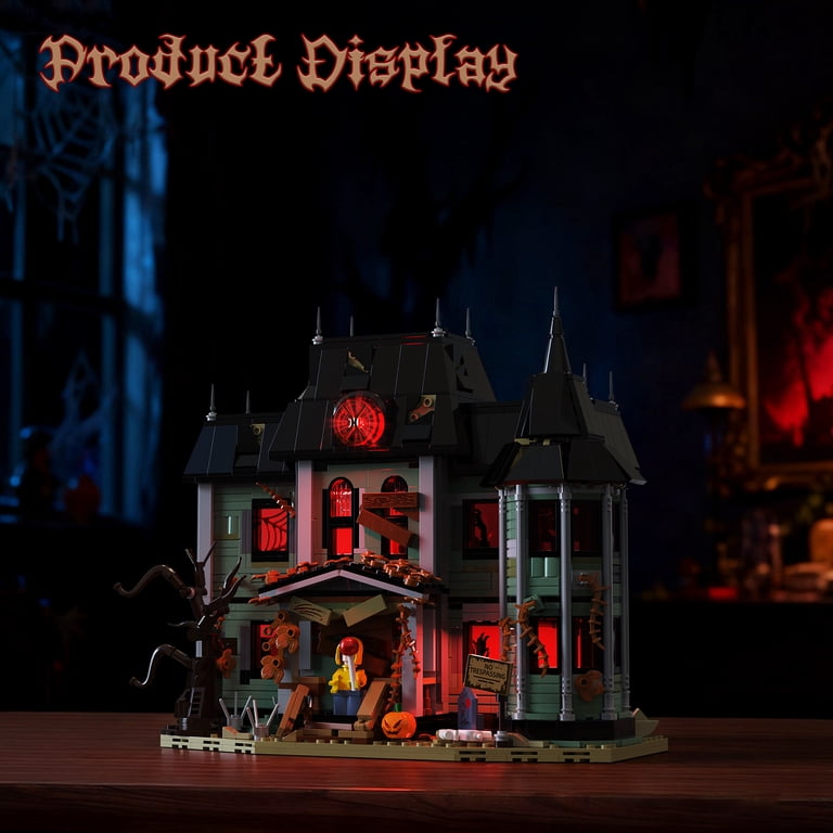 Halloween Horror House Building Block Set Scary Toy Horror Castle