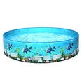 thumbnail image 4 of mmirethe Piscine Gonflable Extérieure Familiale pour Jardin Piscine Gonflable Ronde Pataugeoire No.1, 4 of 6
