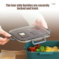 thumbnail image 7 of 1100ml Bento Lunch Box, with Spoon and Fork, Meal Prep Container, Divided Leakproof Lunch Box for Office, Portable Food Storage, 7 of 7