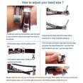 thumbnail image 5 of 9 x 2 x 0.3 inches2 Straps BeigeCompatible con Boho Fancy Apple Watch Band - Pulsera de cuero multicapa vintage para Apple Watch Series 5/4/3 (2 correas beige, 42 mm/44 mm), 5 of 5