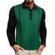 thumbnail image 1 of pstuiky Camisas de invierno de manga larga para hombre, Blusas casuales de moda para hombre, de color liso, con botones, bolsillos, manga larga y cuello redondo top de hombre l, 1 of 8