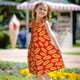 thumbnail image 5 of Fotbe A Big Hot Dog Vestido de Dormir para Niñas de 3 a 10 Años, Mangas Cortas, Estilo Princesa, Pijama Camisón con Mangas Voladas-XX-Large, 5 of 6