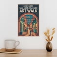 thumbnail image 3 of Vintage Retro Travel Poster Wall Print San Jose Del Cabo Art Walk Los Cabos Mexico Evening Festival Market Artwork Print Poster, 3 of 8