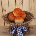 thumbnail image 5 of Bienvenido 3 piezas de donut falso, comida, pan, decoración, modelo, juguete de cocina, accesorios, 5 of 5