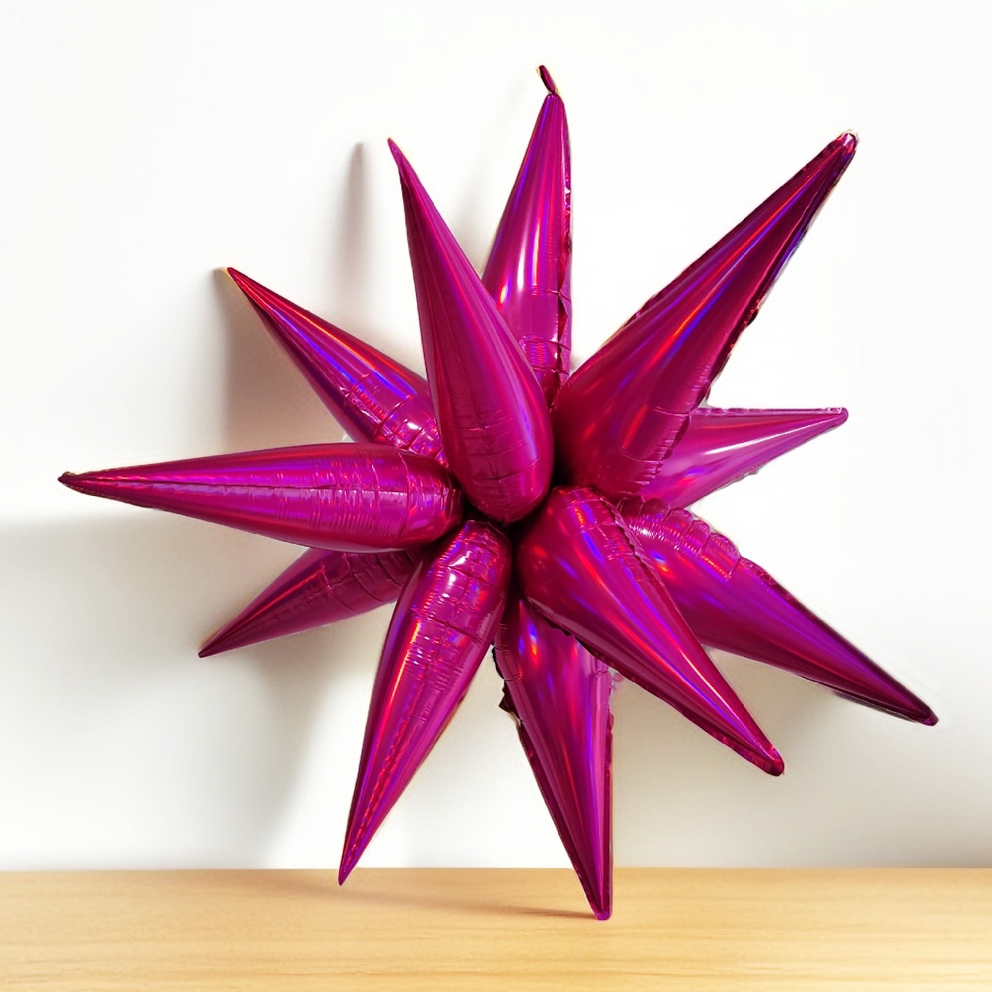 Cymylar Star Balloons,26inch Hot Pink Birthday Party Decorations, Bachelorette Parties, Weddings,3pc