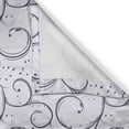 thumbnail image 4 of Ambesonne Abstract Valance Pack of 2, Delicate Curls, 42"X18", Purple Indigo, 4 of 5