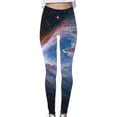 thumbnail image 4 of Mifsaly Women High Waisted Yoga Pants Athletic Workout Full Length Leggings Tummy Control Slim Fit Gym Running Stretchy Trousers XL, 4 of 5