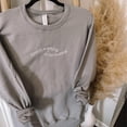 thumbnail image 2 of Embroidered God Is Working Sweatshirt, 2 of 5