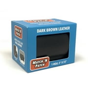 Match N Patch Self-Adhesive Dark Brown Leather Repair Tape, 3 inch X 72 inch