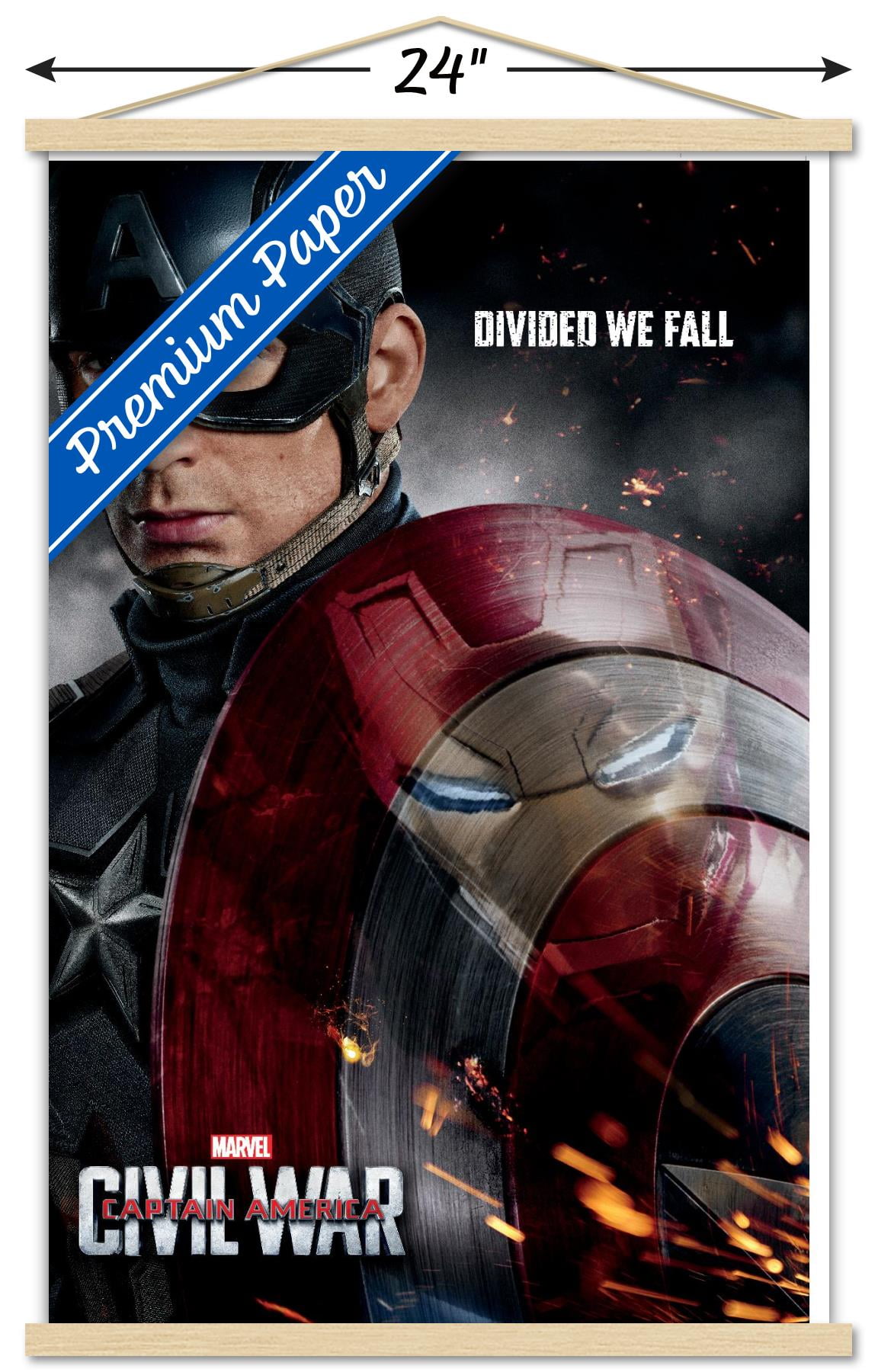 Marvel Comics Captain America Civil War Movie Images 24 oz Tritan
