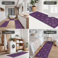 thumbnail image 5 of Purple Sun Moon Triangle Pattern Kitchen Rugs Sets Of 3,Kitchen Runner Rugs Non Skid Washable,Decorative Kitchen Floor Mats for Kitchen,Sink,Laundry,17"x30"+ 17"x47" + 17"x59", 5 of 6