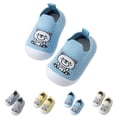thumbnail image 3 of Toddler Shoes for Unisex Closed Toe Knit Mesh Cartoon Jacquard On Shoes Anti Soft Sole Toddler Sneaker for Baby First Walkers Summer Blue Size 5, 3 of 8