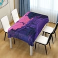 thumbnail image 3 of Yayeee Tablecloths for Rectangular Tables 54 x 54 inch Party Table Cover, White Cat Walking, 3 of 6