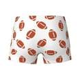 Girls Underwear Stretch Moisture, American football white cute Wicking