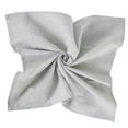 thumbnail image 3 of Fennco Styles Farmhouse Neutral Striped 100% Pure Cotton Cloth Napkin 20 x 20 Inch Set of 4 - Grey, 3 of 3