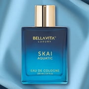 BELLAVITA SKAI Aquatic Unisex, Perfume for Women and Men, 3.38 oz EDC Spray
