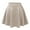 Taupe, variant on Peach Couture Popular Summer Flare Skater Mini Skirt with Banded Waist
