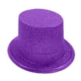 thumbnail image 4 of Prolriy Green Top Hat Irish for Women Irish 4 St. Day Hat Wide Brim Hats Green Hat St Patricks Day Hat Purple1, 4 of 4