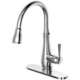 thumbnail image 2 of Whitley Single Handle Pull-Down Kitchen Faucet - with Dual Spray, Chrome, 2 of 2