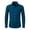 Navy, variant on BUWTTED Mens Shirts Dressy Work Solid Color Casual Long Sleeved Lapel Slim Fit Button Down Business Wedding Beige Shirt L