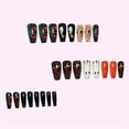thumbnail image 2 of Yoyauz 24PCS Almond Shaped Nail, Fake Nail, Pink And White Ghost Design, Charming Acrylic Nail, Halloween Suitable For Girls And Ladies, 2 of 5