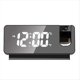 thumbnail image 1 of Reloj Electrónico, Despertador con Espejo de Pantalla Grande LED, Reloj Despertador Pequeño con Proyección de Temperatura y Humedad, 1 of 5