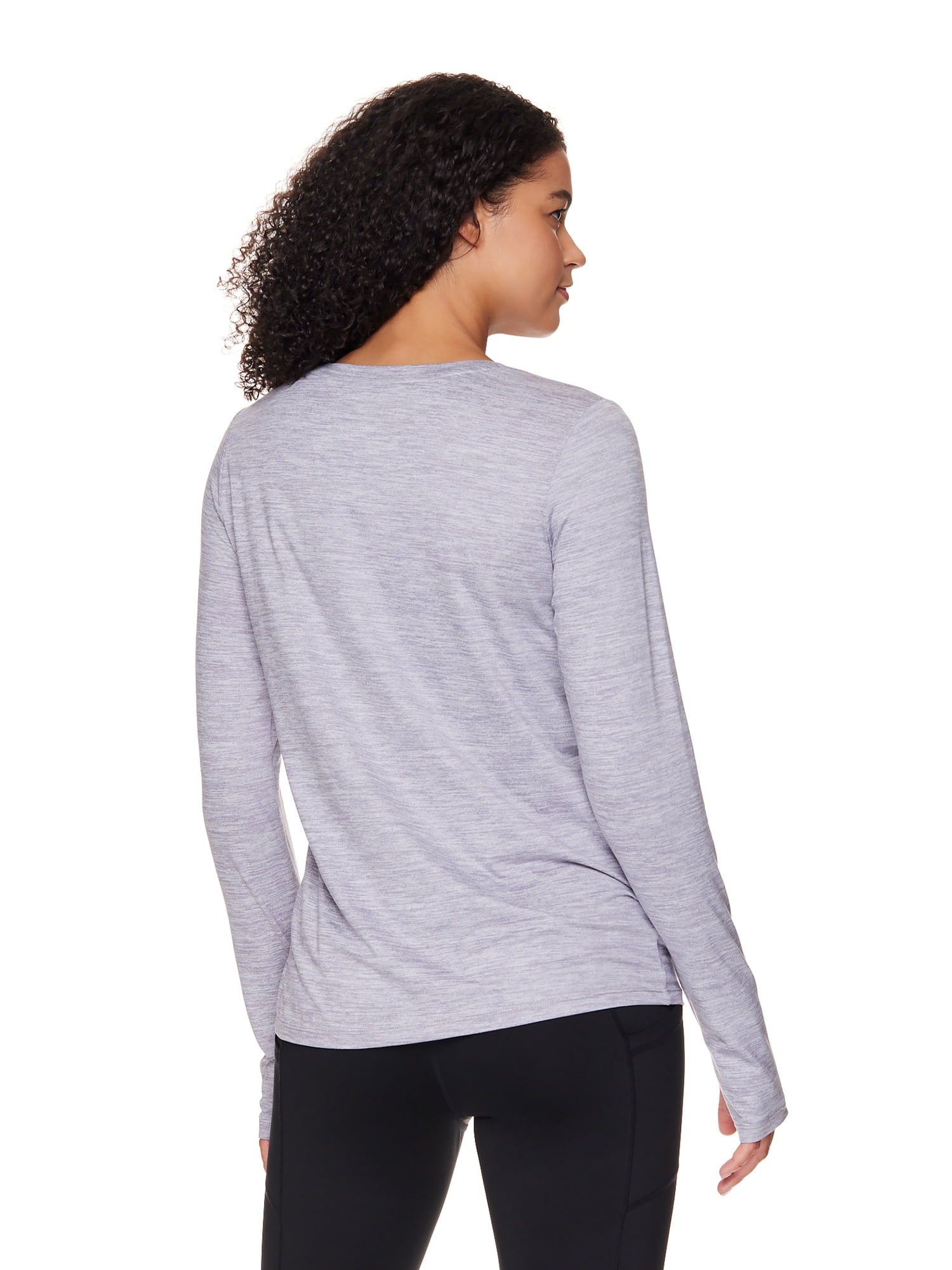 Reebok Women's and Women's Plus Legacy Core Knit Performance Long Sleeve Shirt, Sizes XS-4X