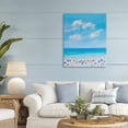 thumbnail image 2 of Stupell Industries Summer Breeze Over Beach Canvas Wall Art design by S.H. Kahn, 40 x 30, 2 of 7
