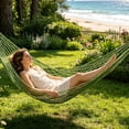 thumbnail image 4 of Outdoor Hammock Portable Camping Hammock with High-Tenacity Suspension Rope Mesh Swing Handwoven Hammock Camping Hammock, 4 of 8
